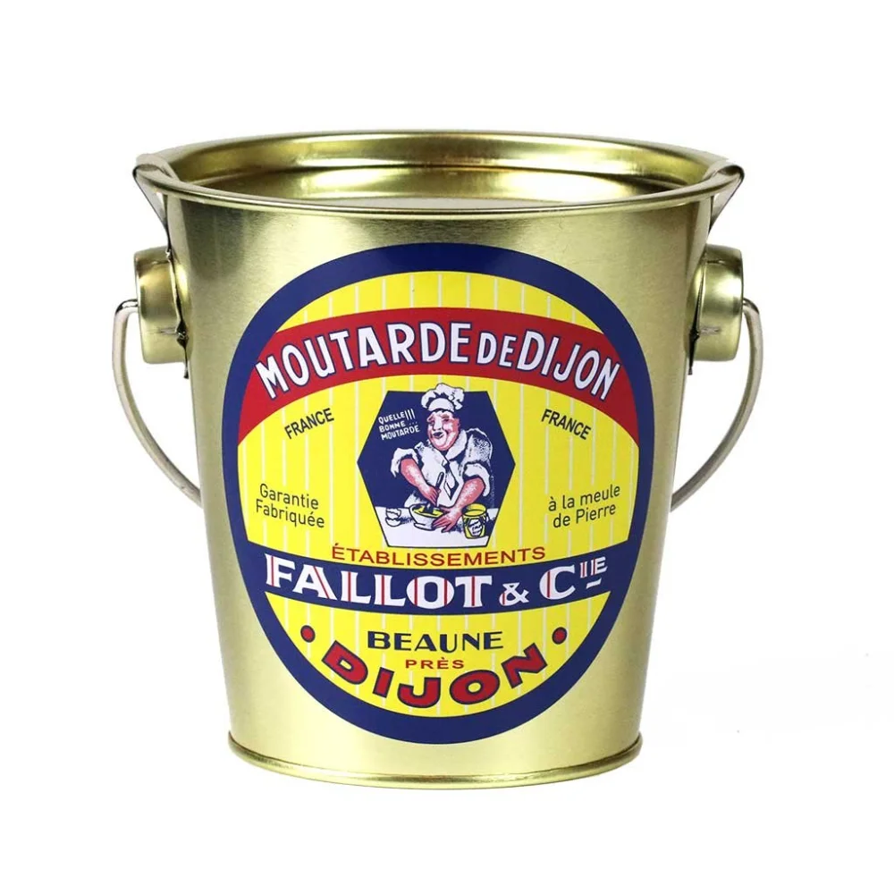 Edmond Fallot Dijon Mustard 15.8Oz Jar Inside Tin Pail