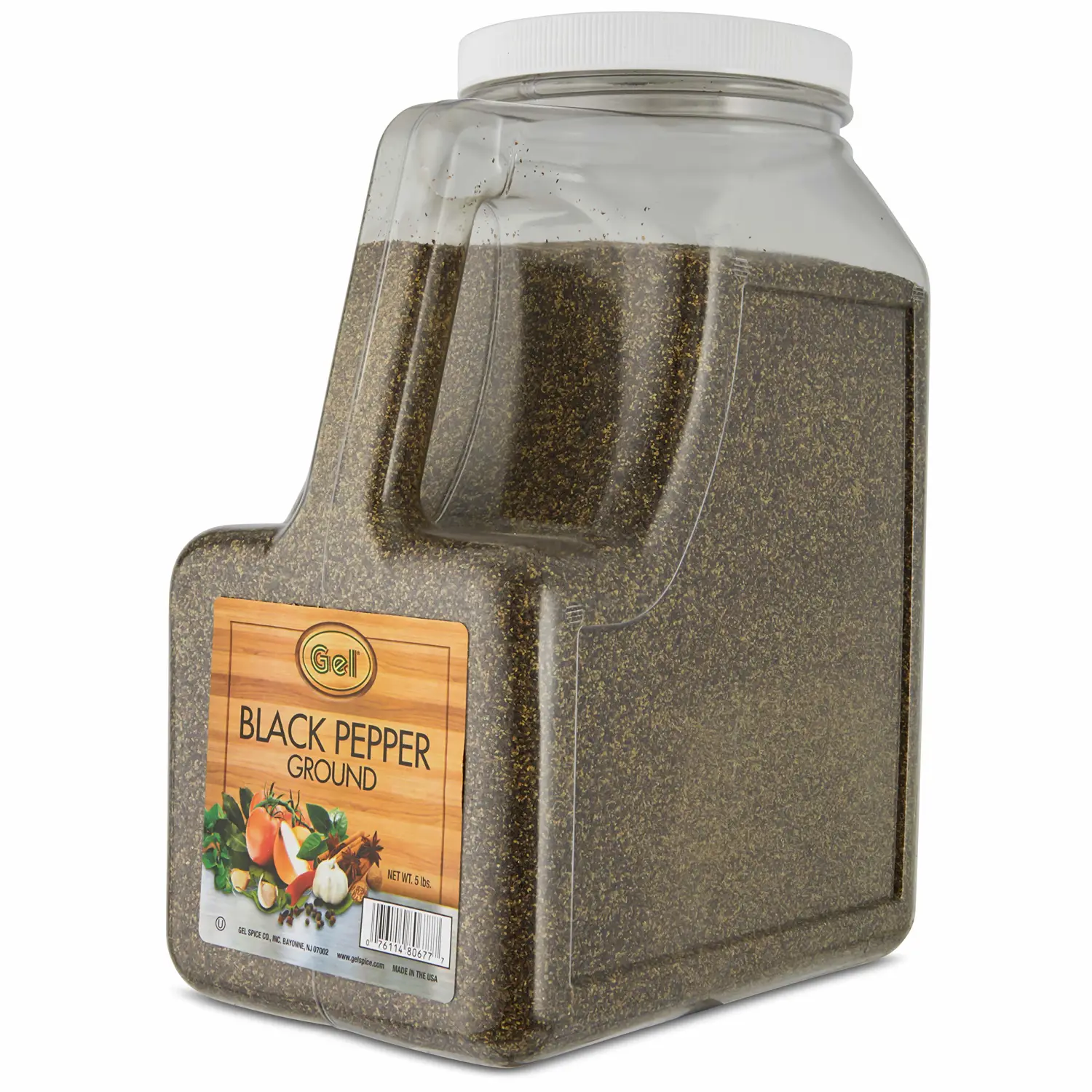 Gel Spice Ground Black Pepper 5 lb