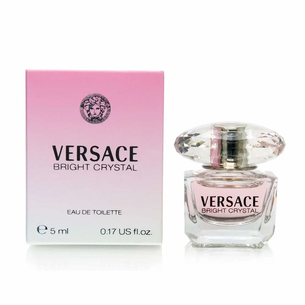 Versace Bright Crystal Eau de Toilette Mini for Women, 0.17 Ounce