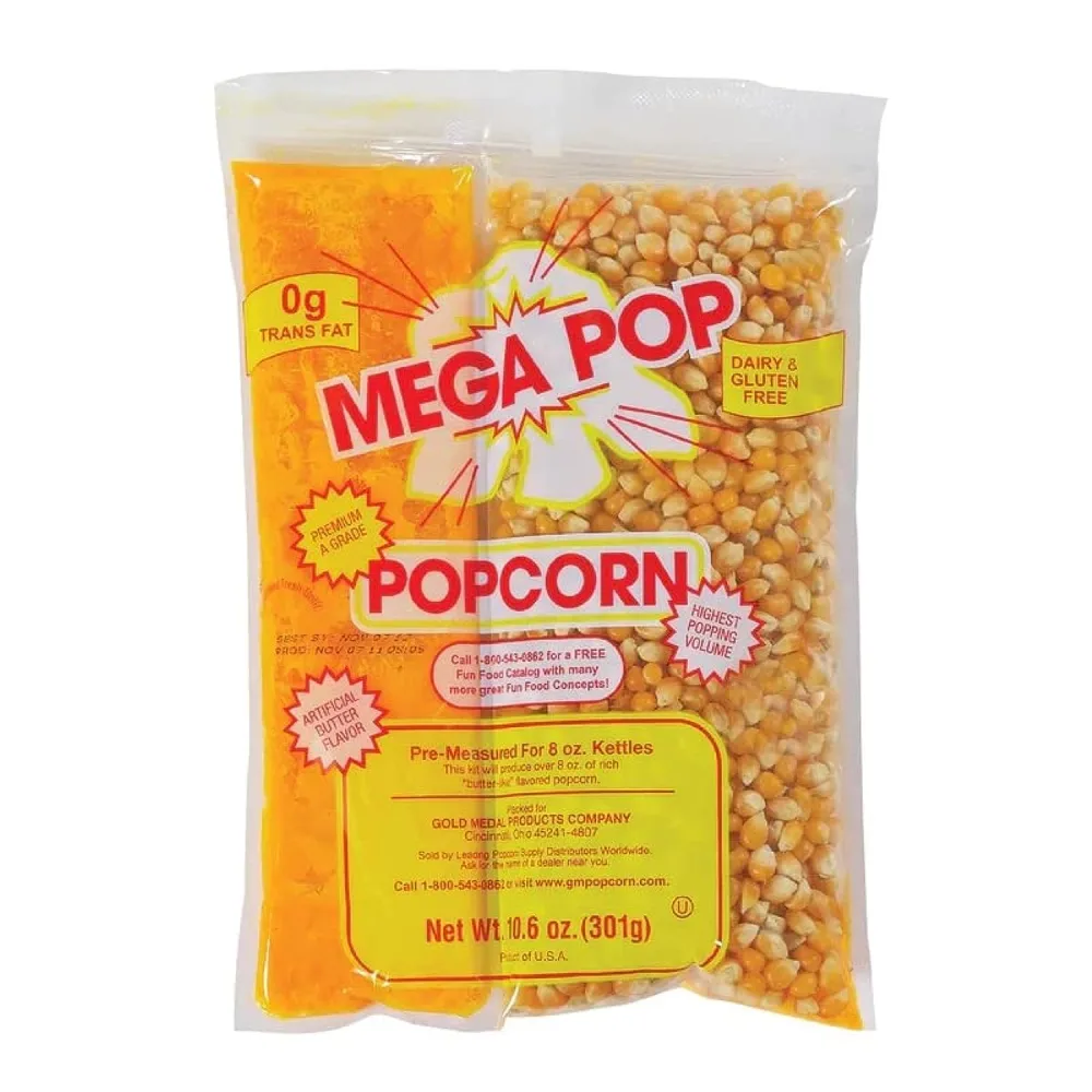 Popcorn 8 Oz - 4 Count