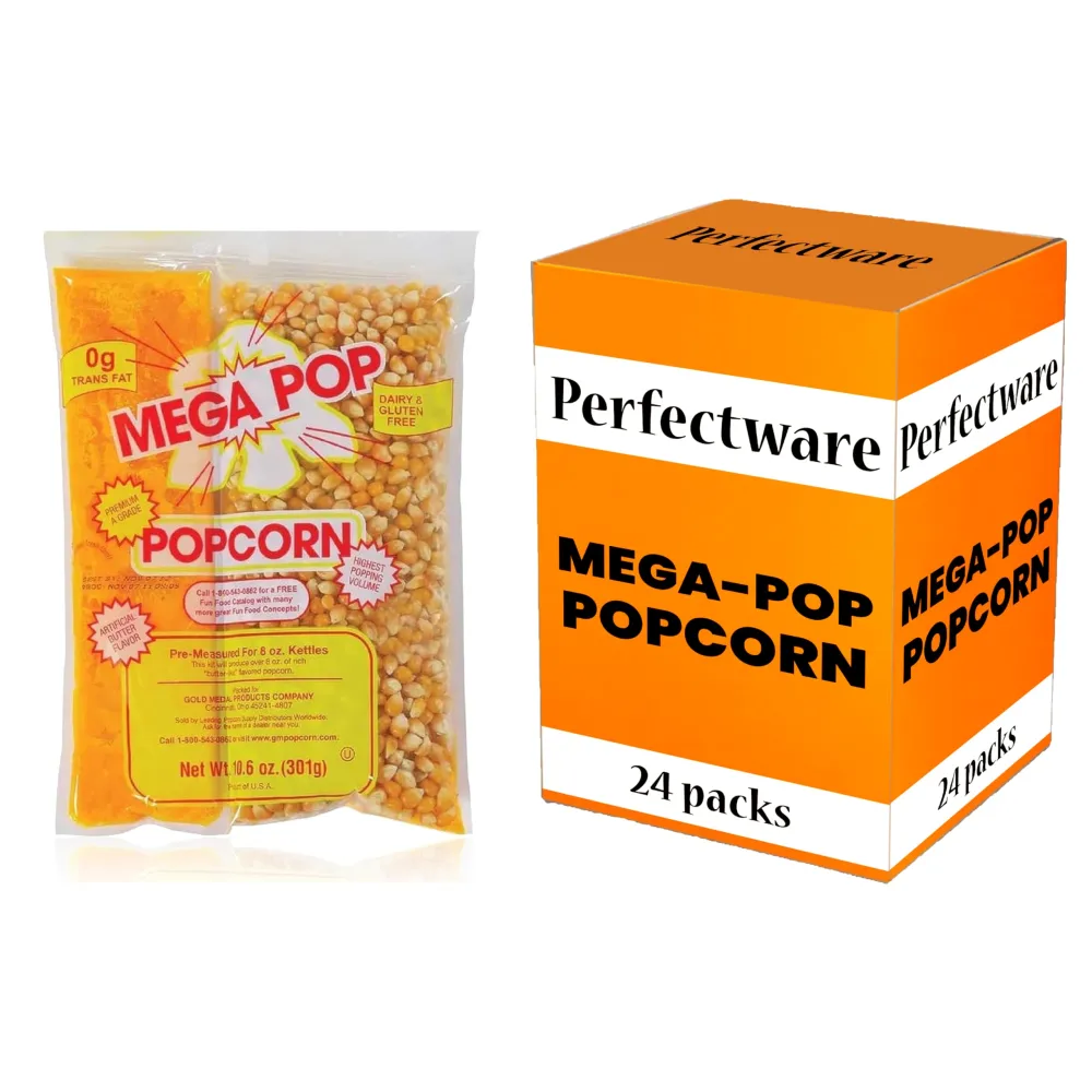 10.6oz Popcorn Portion Packs- Case of 24 Packs