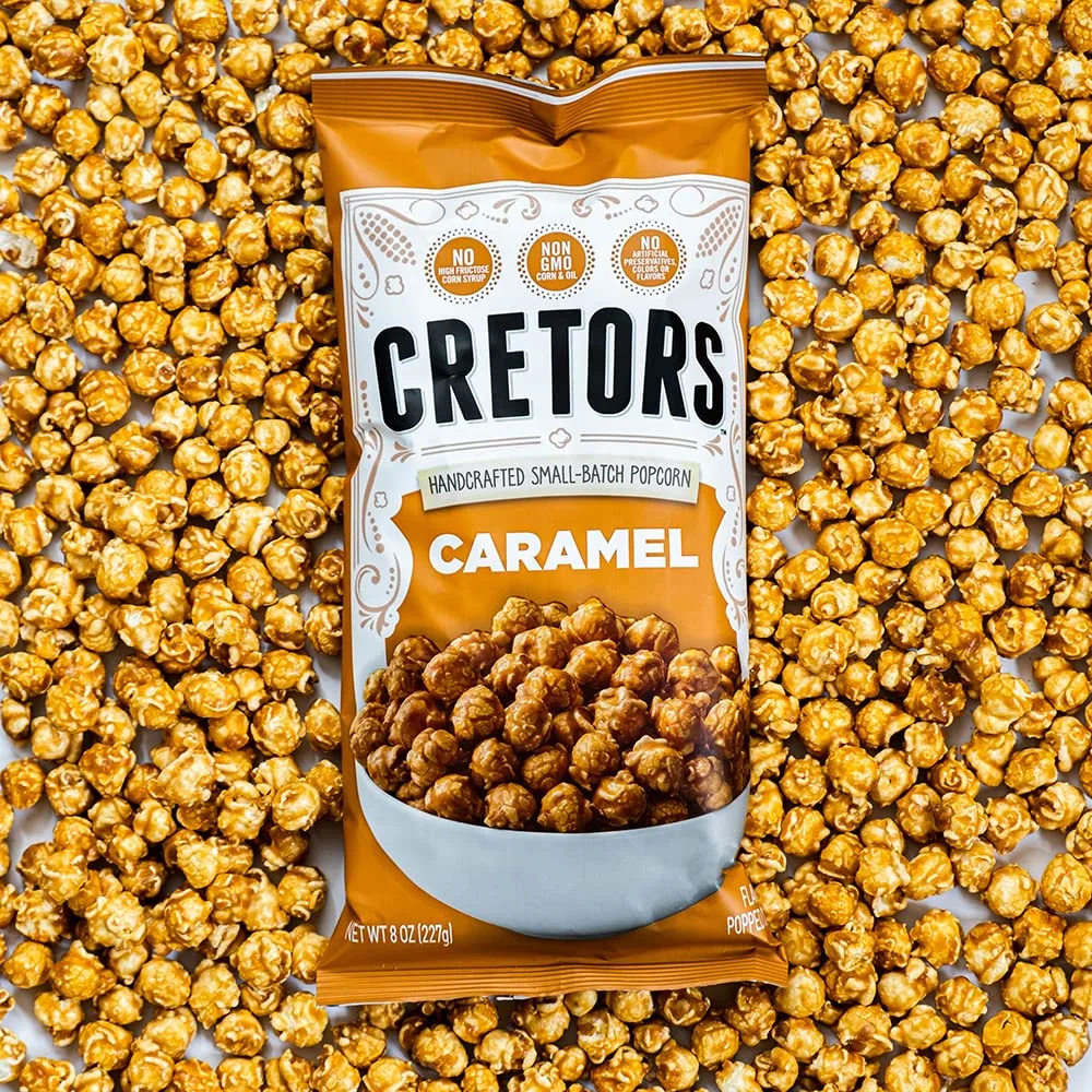 Cretors Popcorn Caramel Corn, 8 Ounce