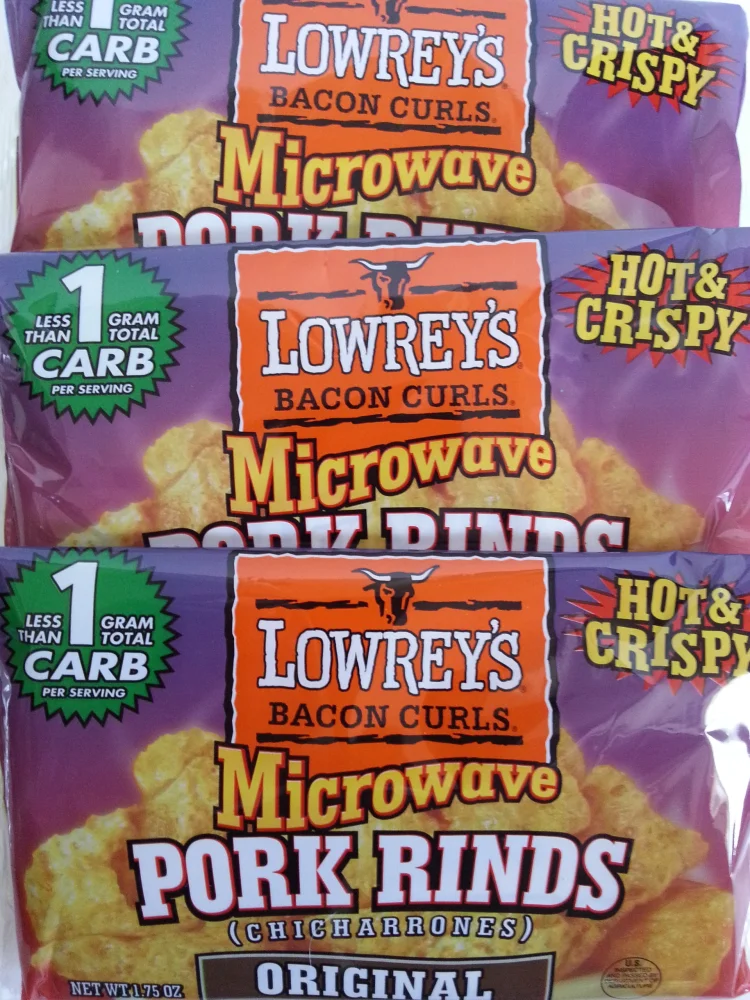 Lowrey's Microwave Pork Rinds 1.75oz ( 3-Pack )