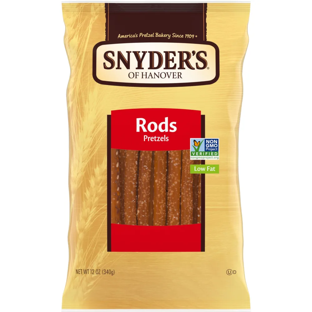 Snyder's of Hanover, Pretzel Rods, 12 Oz Bag