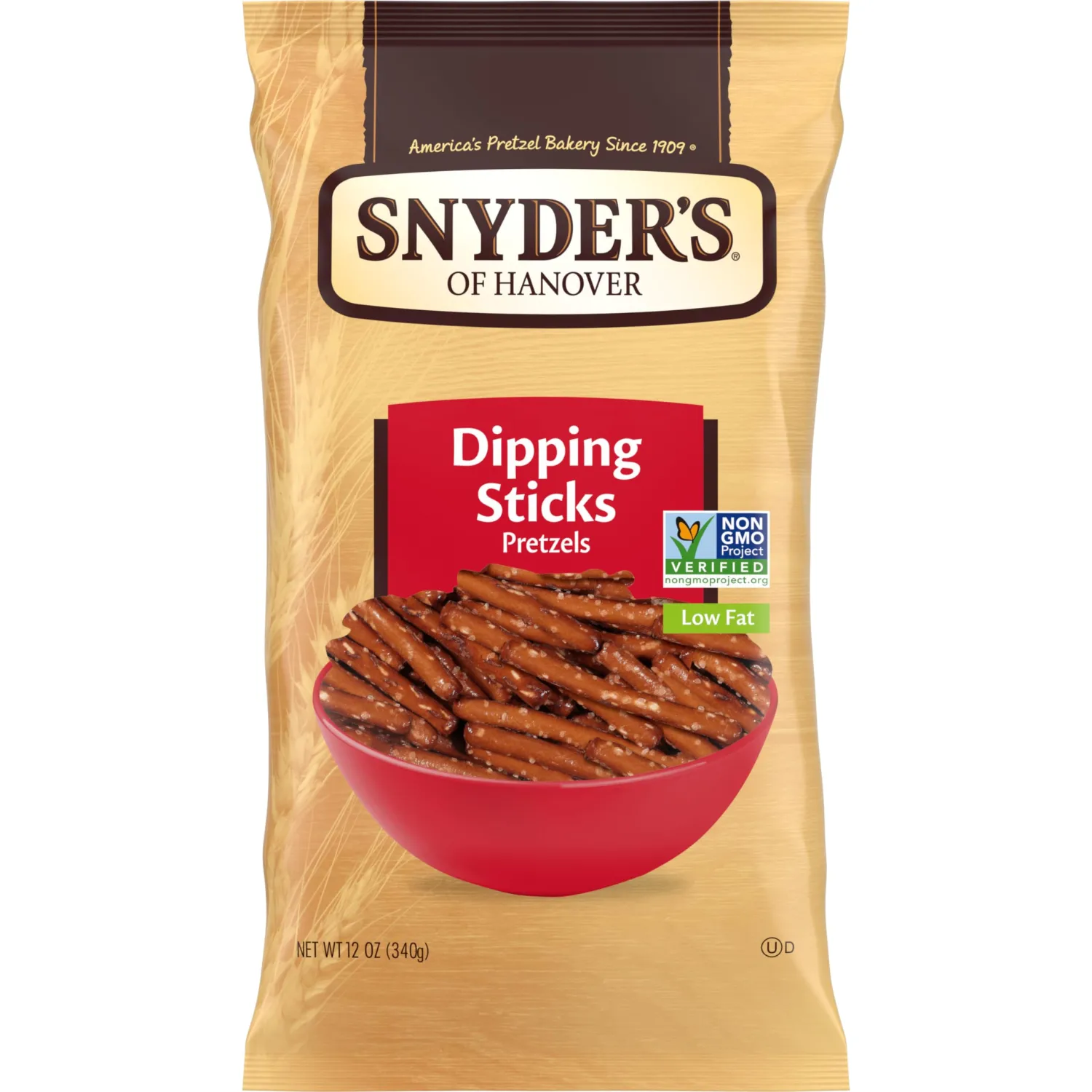 Snyder's of Hanover, Pretzel Dipping Sticks, 12 Oz Bag