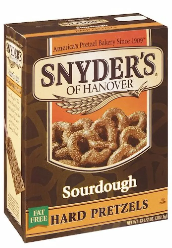 Snyder's of Hanover Sourdough Hard Pretzels Box, 13.5 oz