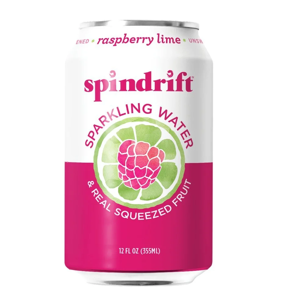 Spindrift Sparkling Water, 12 Fl. Oz. Cans (16 Pack) (Raspberry Lime)