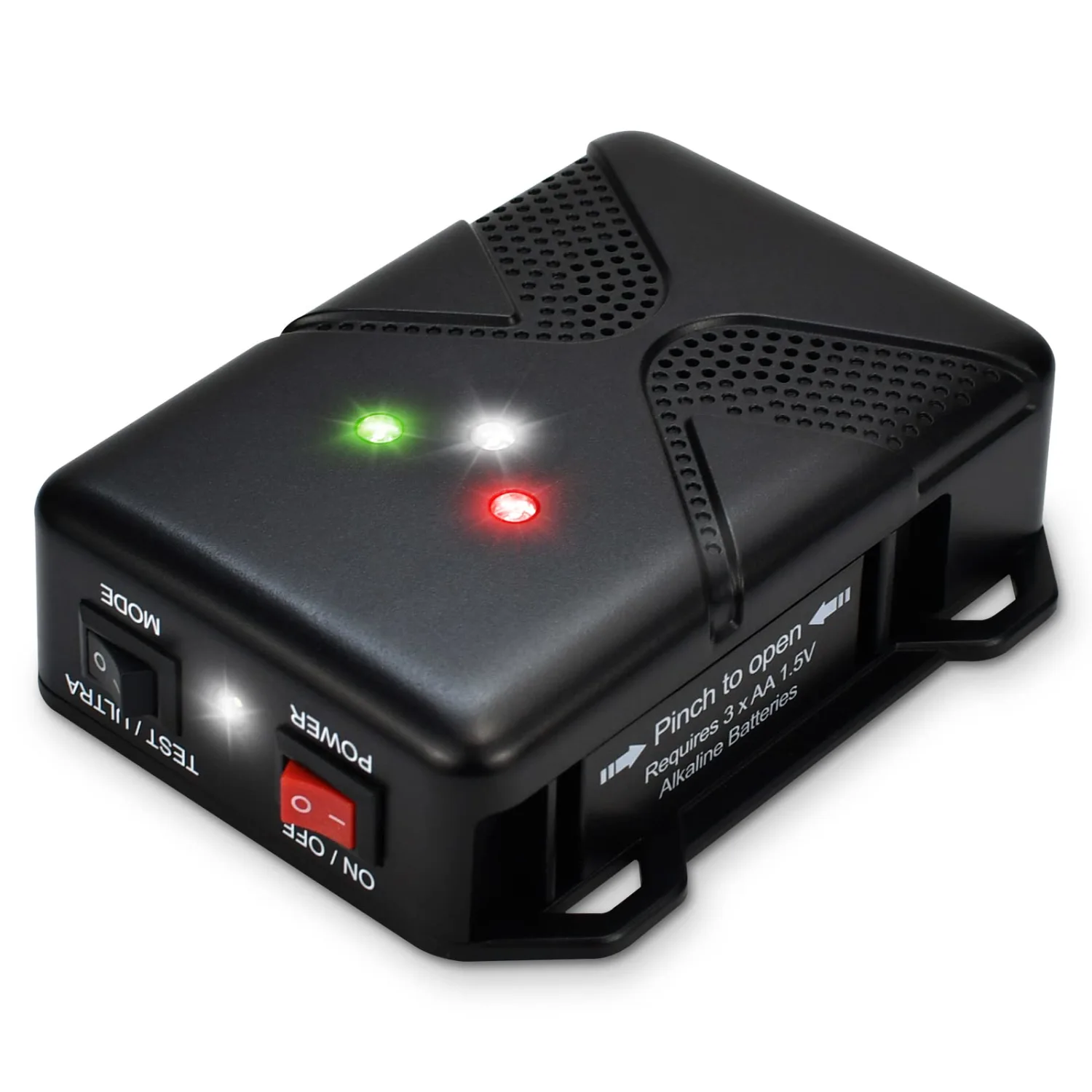 Rodent Repellent Ultrasonic Under Hood Animal Repeller Battery Powered Rodent Strobe Light Keep Rat Mice Away from Car Engine Truck Garage Attic Basement Warehouse Barn Shed Vehicle Protection