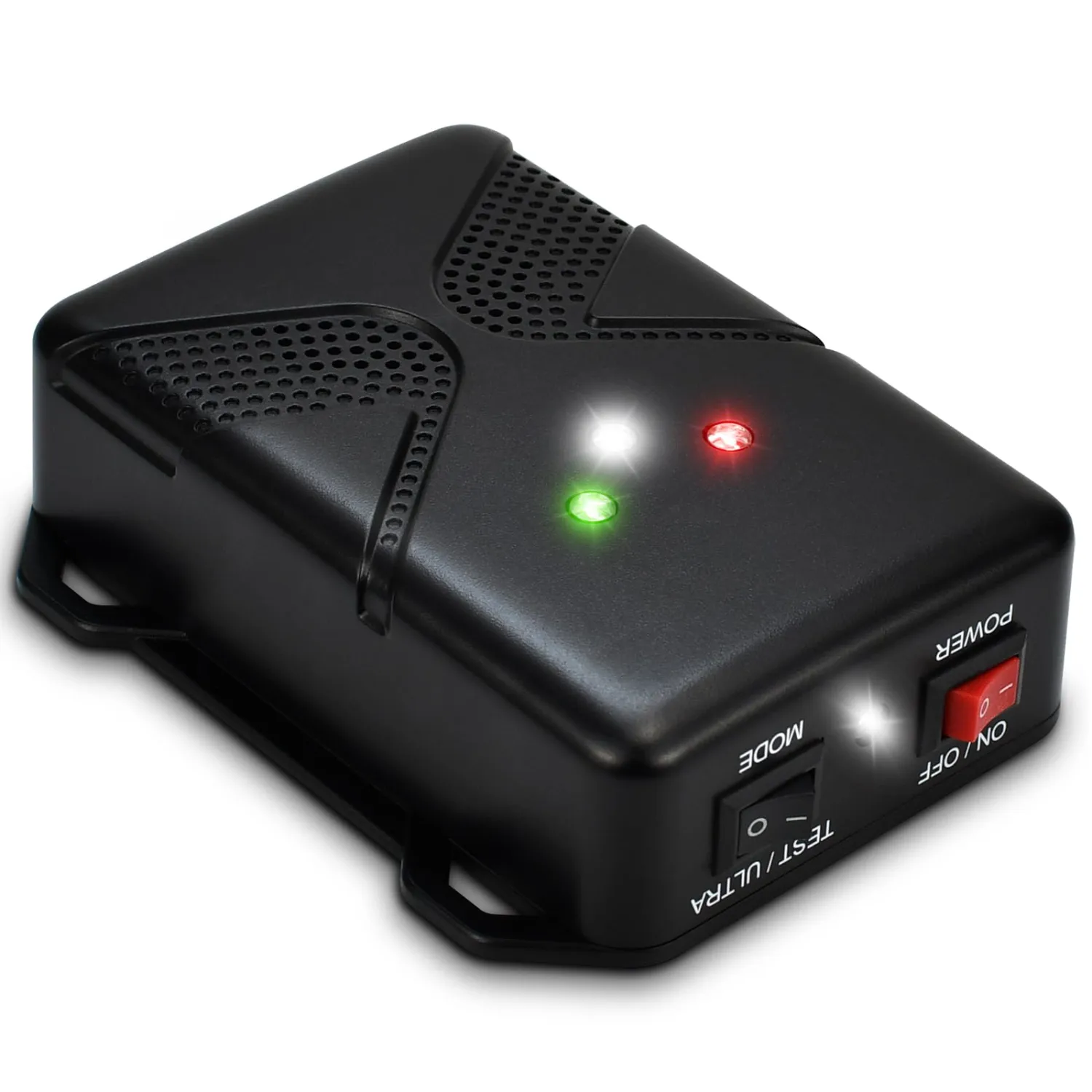 Rodent Repellent Ultrasonic Under Hood Animal Repeller Battery Powered Rodent Strobe Light Keep Rat Mice Away from Car Engine Truck Garage Attic Basement Warehouse Barn Shed Vehicle Protection