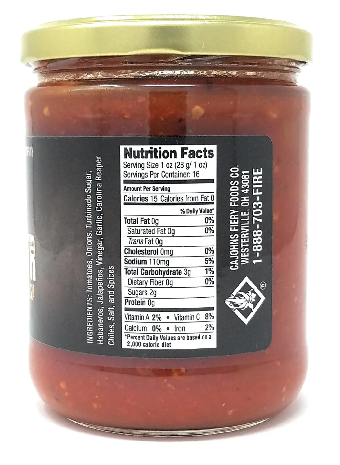 The Reaper Super Hot Salsa CaJohns