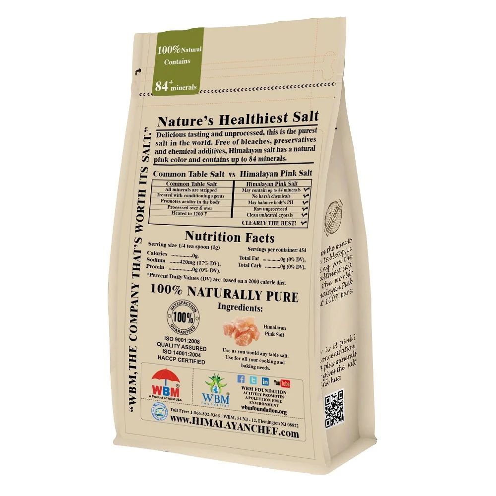 Himalayan Chef Pink Himalayan Salt, Fine Grain - 2 lbs Bag