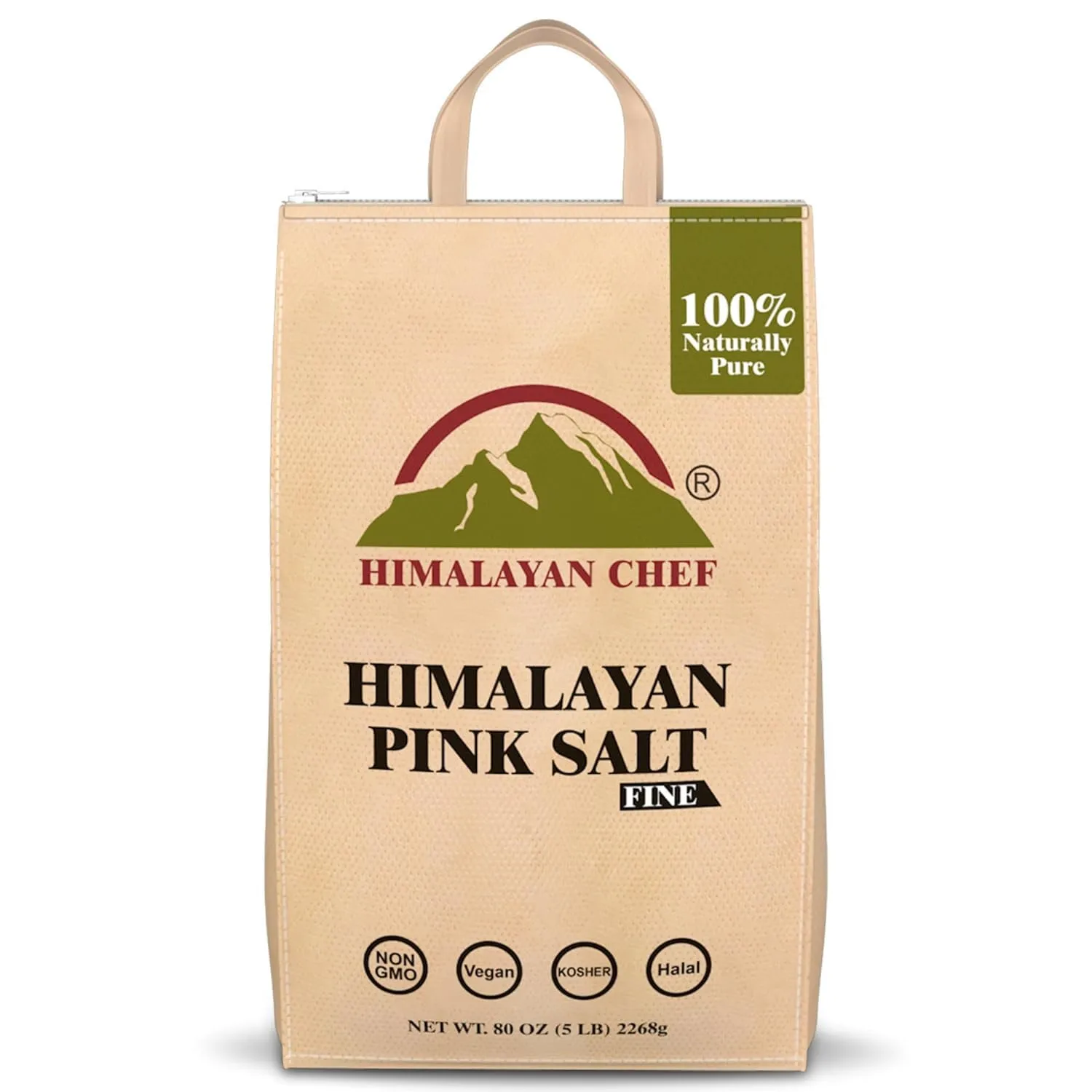 Himalayan Chef Himalayan Pink Salt, Fine-5lbs