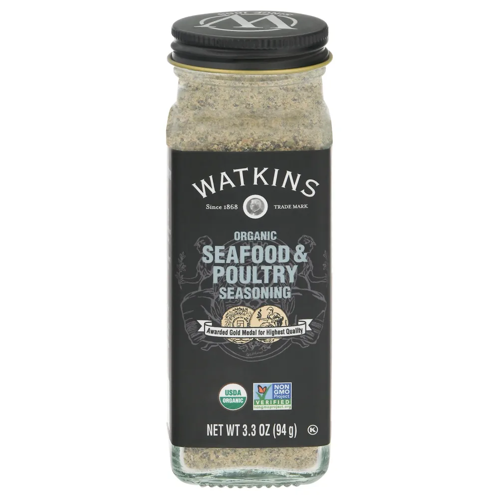 Watkins Organic Seafood & Poultry Seasoning 3.3 ounces