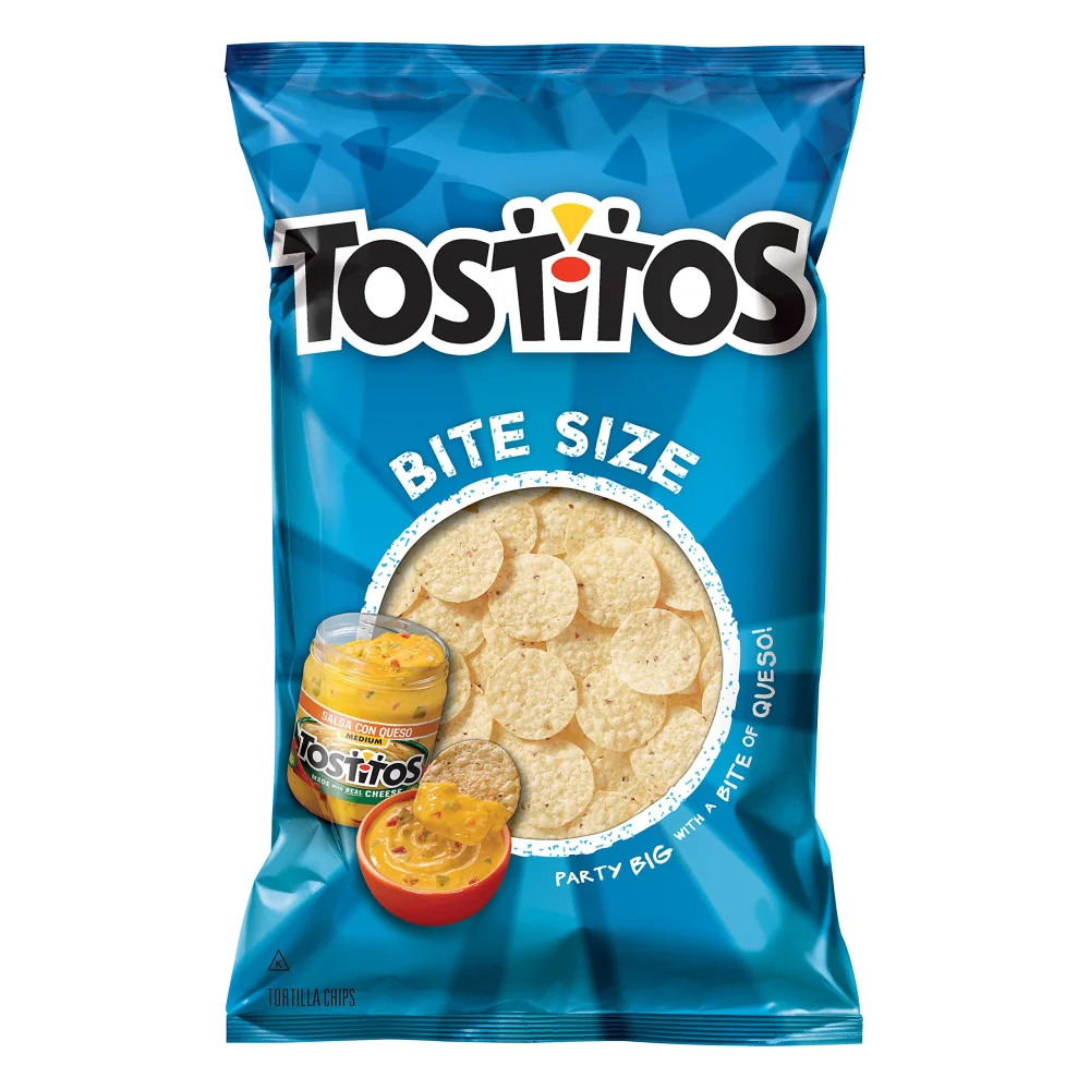 Tostitos Tortilla Chips, Bitesized Rounds, 13 oz