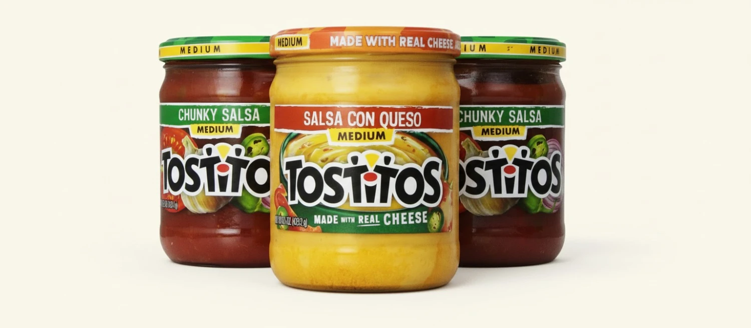 Tostitos Salsa Con Queso Medium, 3 Count