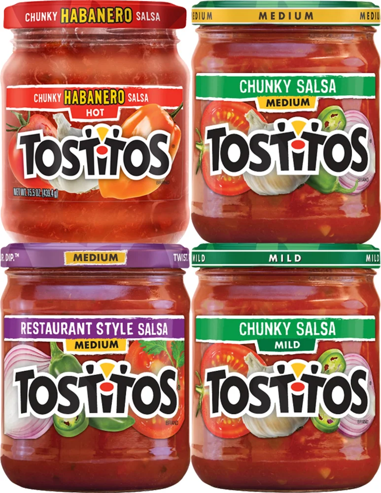 Tostitos Salsa Dips Variety Pack, 4 Count