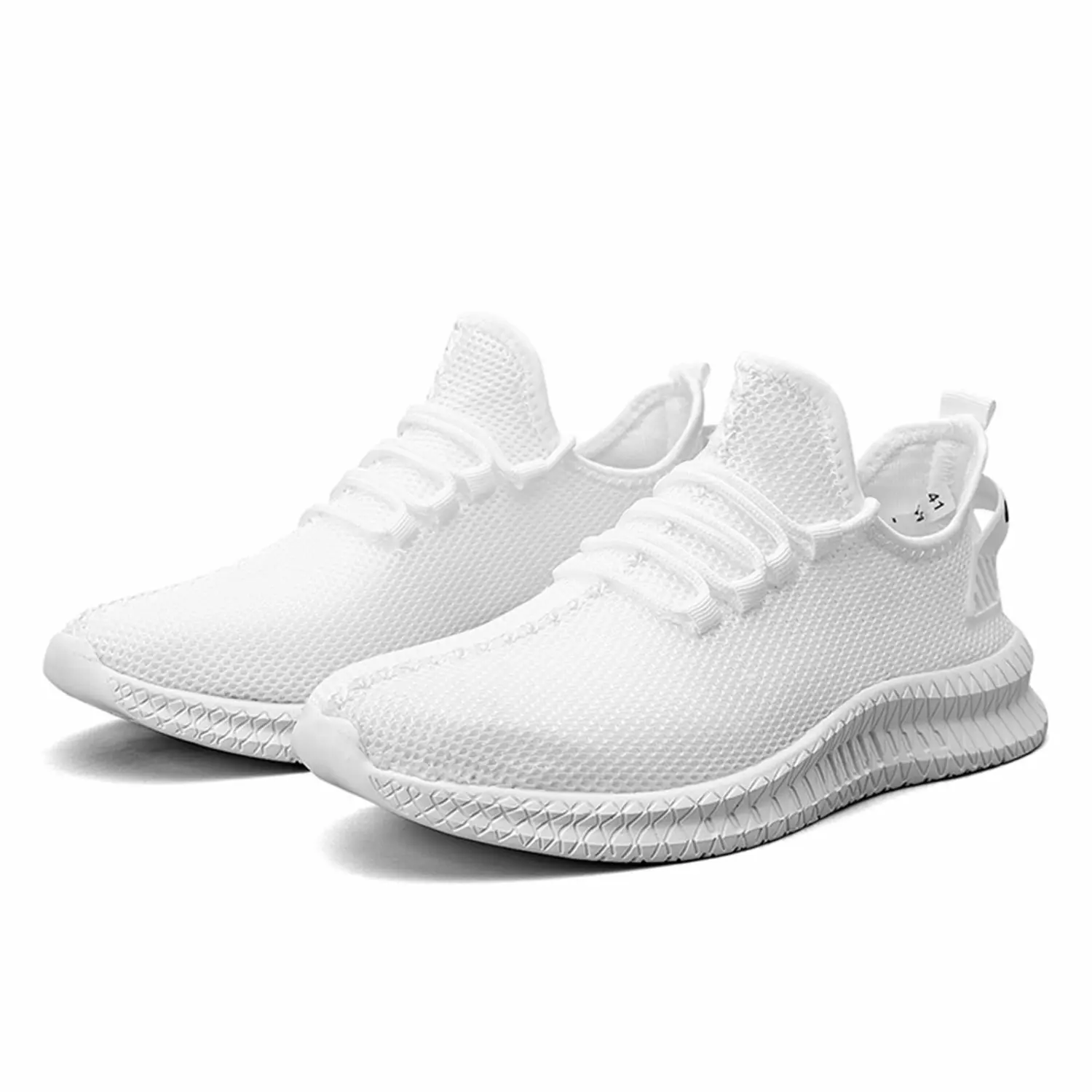 FUJEAK Mens Road Running Shoes Athletic Walking Tennis Shoes Non Slip Lightweight Sneakers Casual Gym Shoes