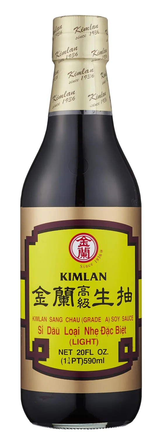 Kimlan Sang Chau Grade A Light Soy Sauce, 20 Ounce (Pack of 2)