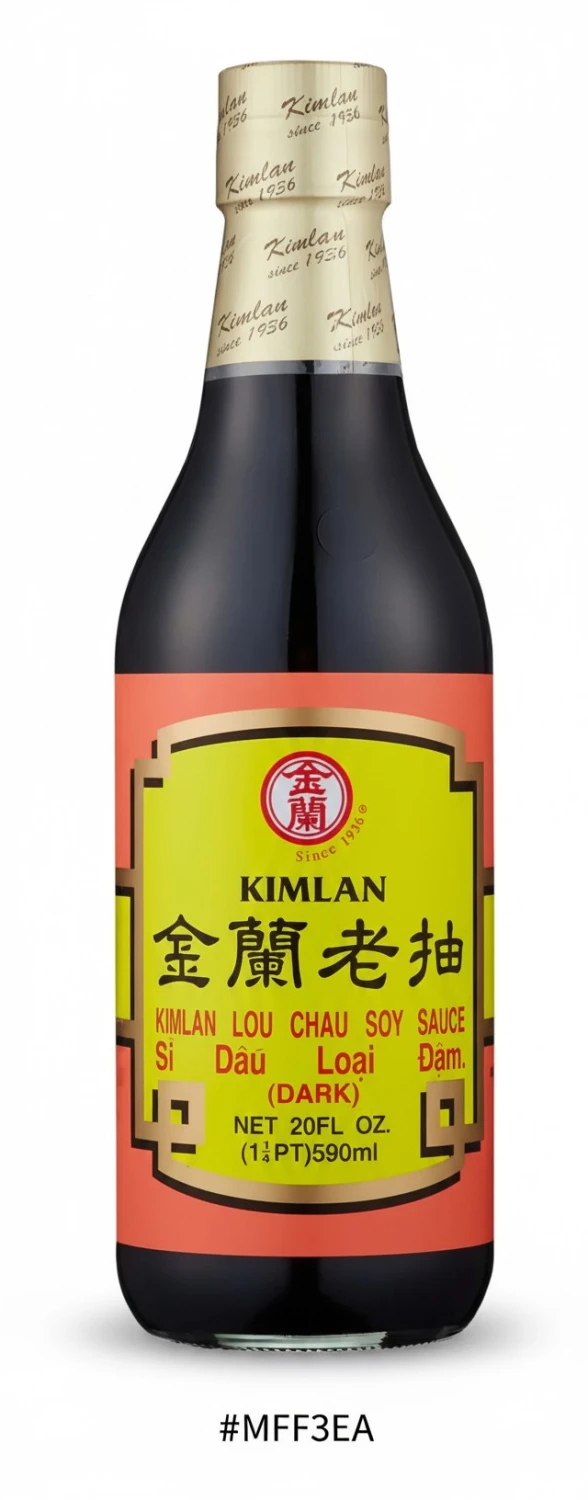 Kimlan Lou Chau Soy Sauce (Dark Soy) - 20 oz.