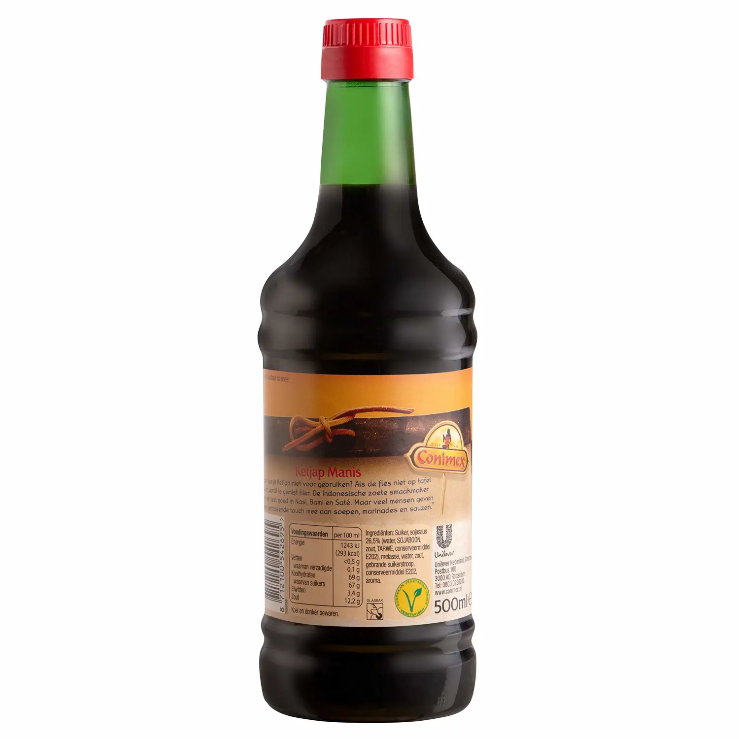 Conimex Ketjap Manis Indonesian Zoet/Sweet Soy Sauce 17 oz 490 ml