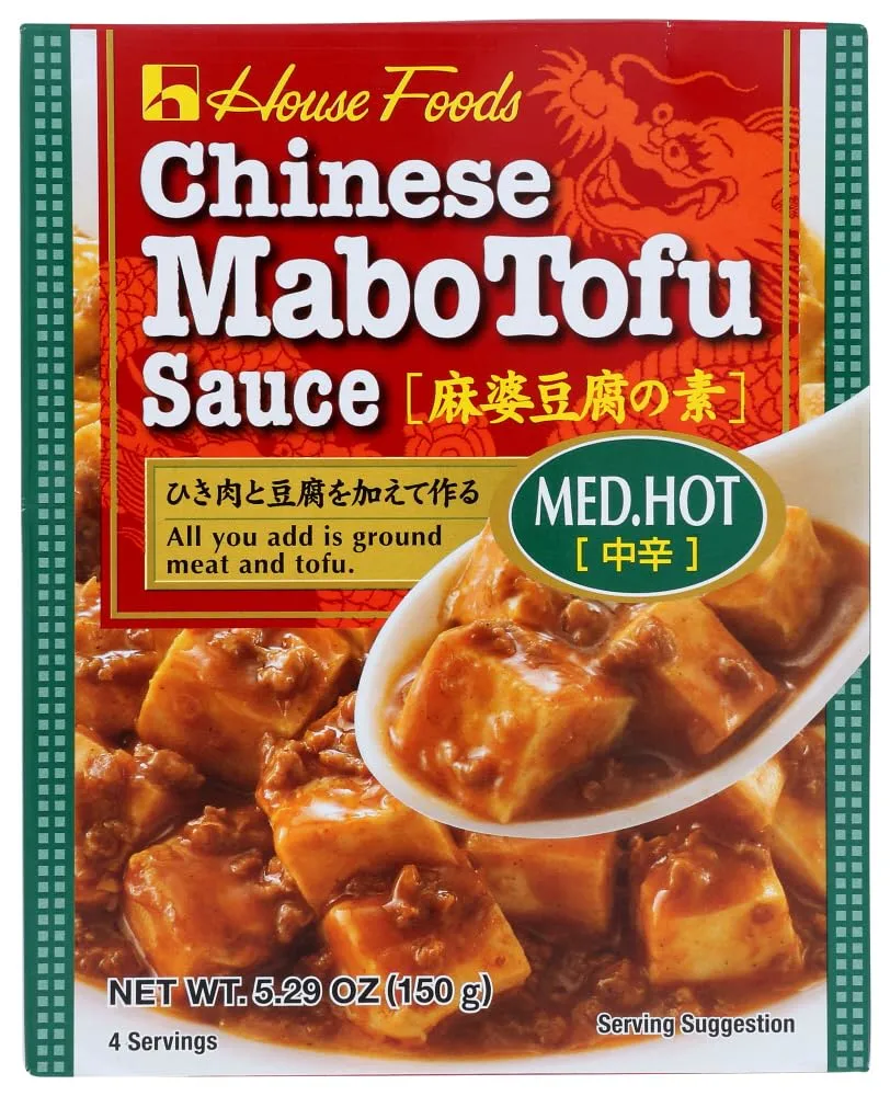 House Foods Medium Hot Chinese Mabo Tofu Sauce, 5.29 Ounce -- 10 per case