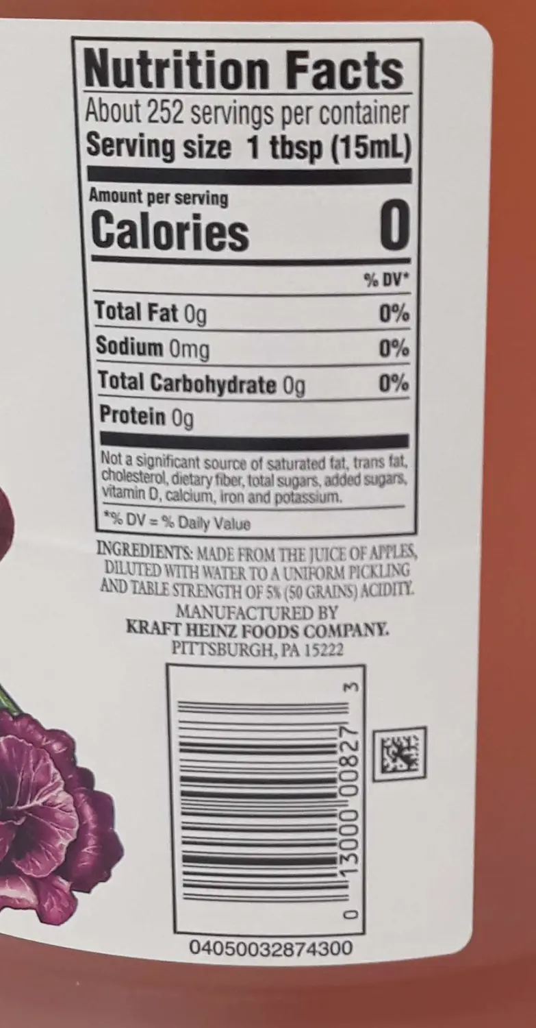 Heinz Apple Cider Vinegar (1 Gallon)