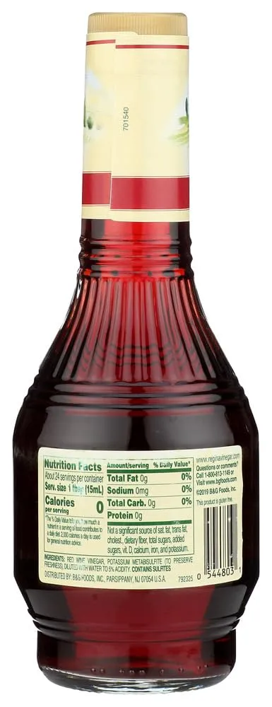 Regina Vinegar Wine Red
