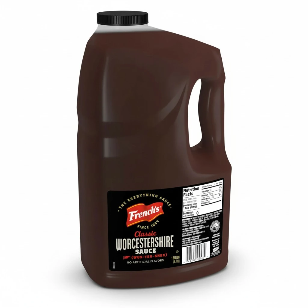 French's Worcestershire Sauce, 1 gal - One Gallon Container of Gluten-Free Worcestershire Sauce, Perfect as Meat Tenderizer, Marinades, Sauces and More