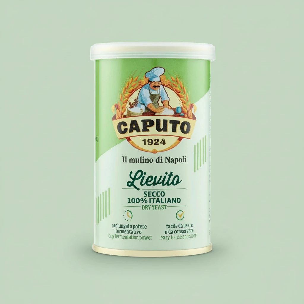 Antimo Caputo Lievito Active Dry Yeast 3.5 Ounce Can - Made in Italy - Perfect with 00 Flour - PACK OF 2