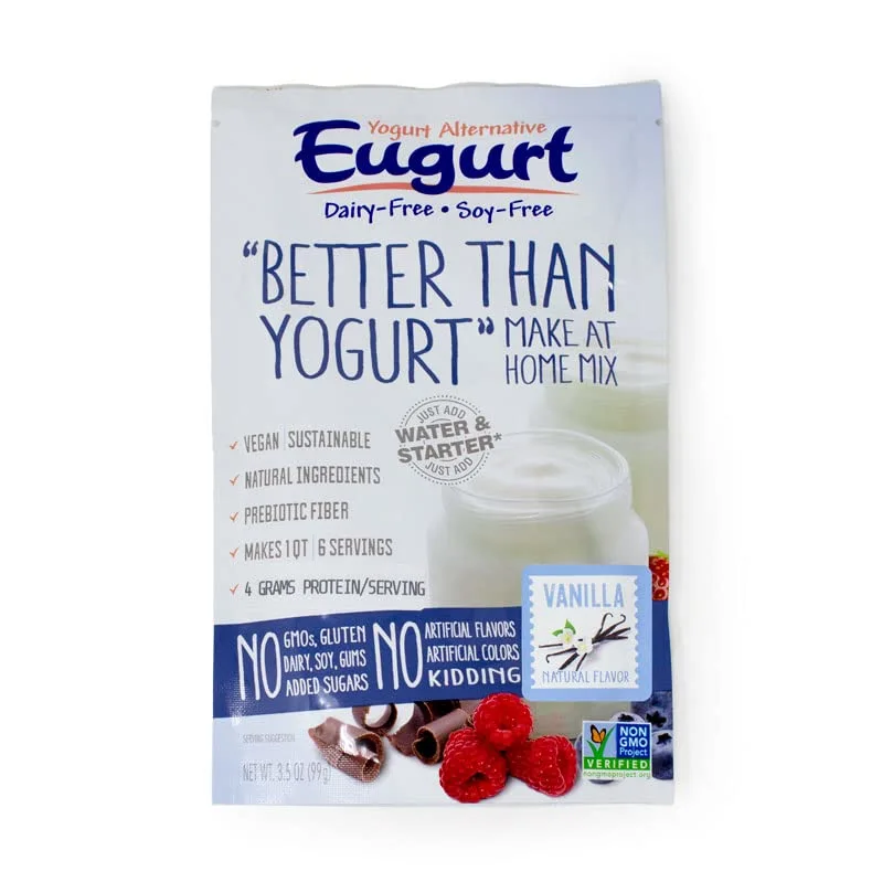 "Better Than Yogurt" Make At Home Mix (Dairy and Soy Free!) (Vanilla, 1-Pack)