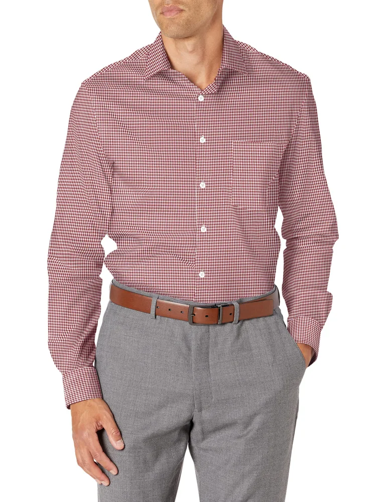 Van Heusen Men's Dress Shirt Regular Fit Stain Shield Stretch