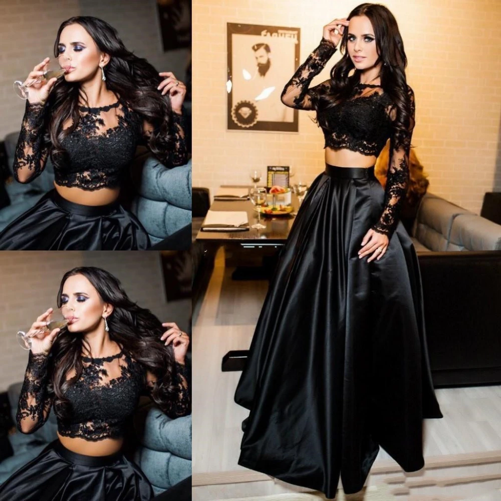Lace Mesh Embroidery Two Piece Set