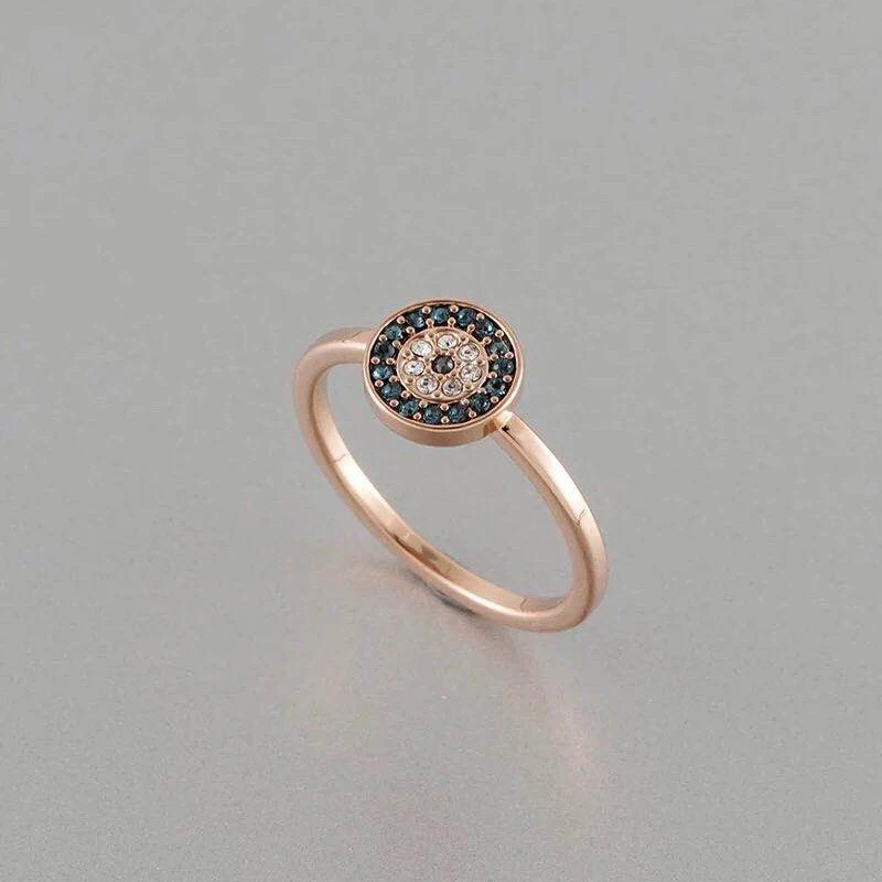 Mysterious Element Round Devil's Eye Ring