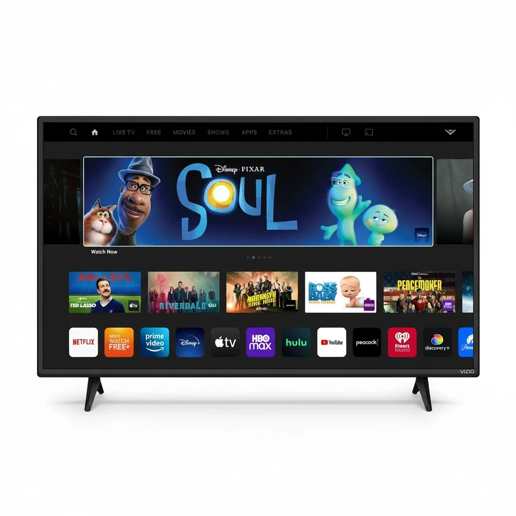 VIZIO 43-inch D-Series Full HD 1080p Smart TV with Apple AirPlay and Chromecast Built-in, Alexa Compatibility, D43f-J04, 2022 Model