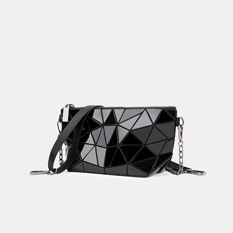 Women's Fashion Geometric Lattice Shoulder Crossbody Bag