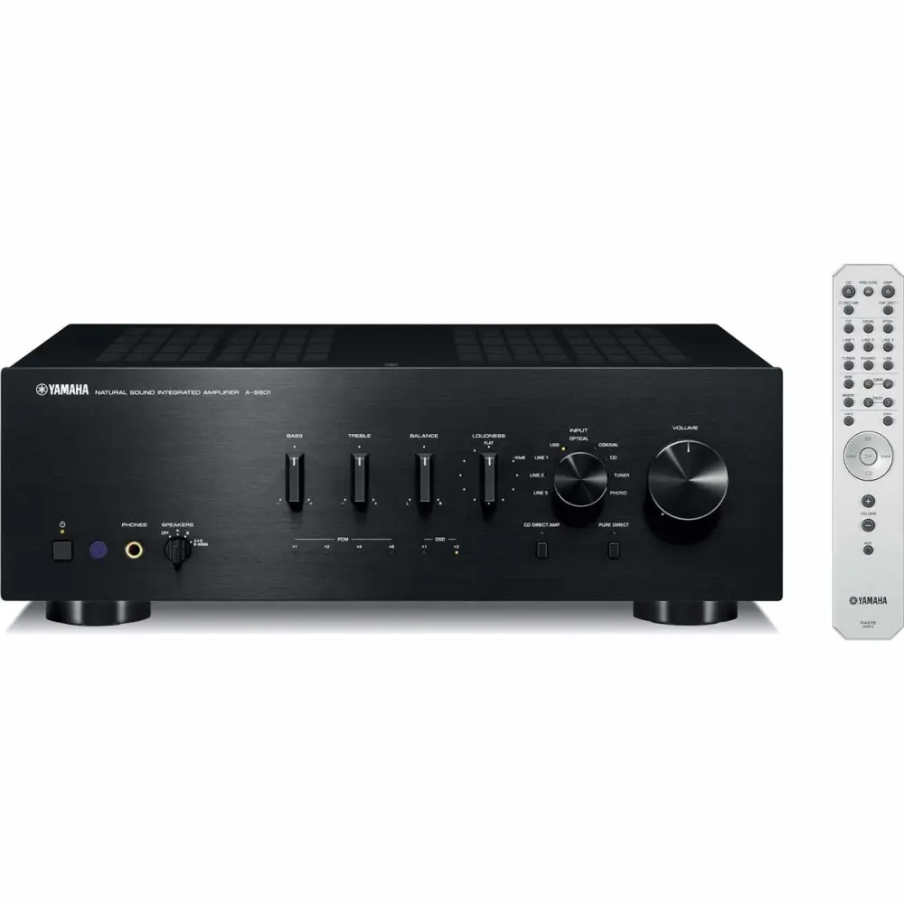 YAMAHA A-S801BL Natural Sound Integrated Stereo Amplifier (Black)