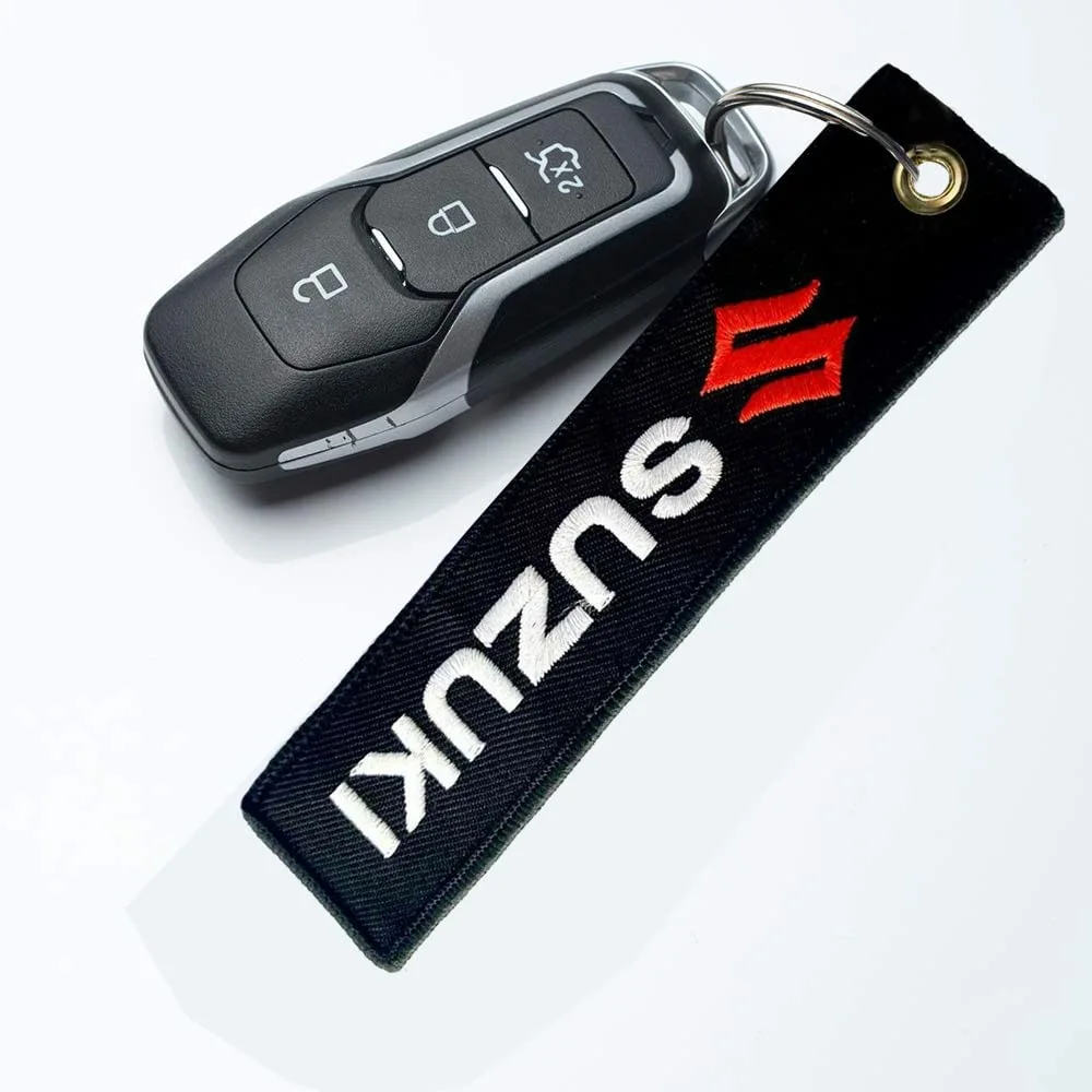 YARAKETA Set of 2 Keychains for Motorcycles, Jet tag Keychain Scooters, Bike, Cars, Backpacks and Gifts