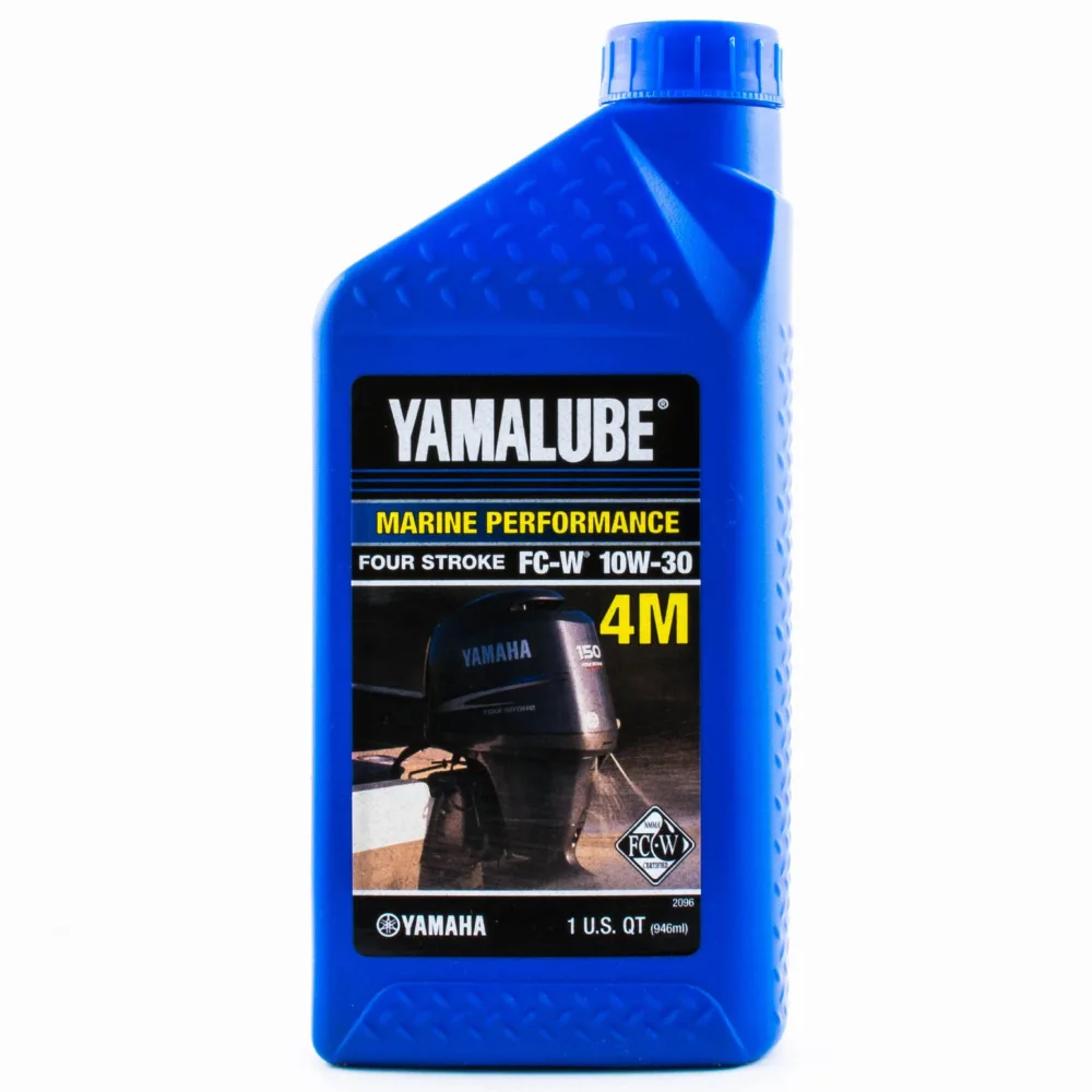 Yamaha New OEM FC-W 4-Stroke Engine Oil, 1qt/32oz 10W-30, LUB-10W30-FC-12