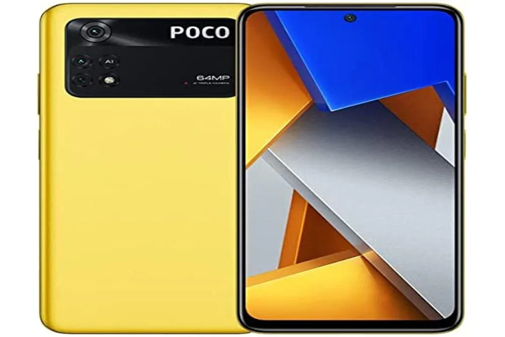 Poco M4 PRO 4G Volte Global Unlocked 128GB + 6GB GSM 6.6" 64 mp Camera (Not Verizon/Boost/Cricket/AT&T/Metro/Tmobile CDMA) + Car Fast Car Charger Bundle (Yelloww)