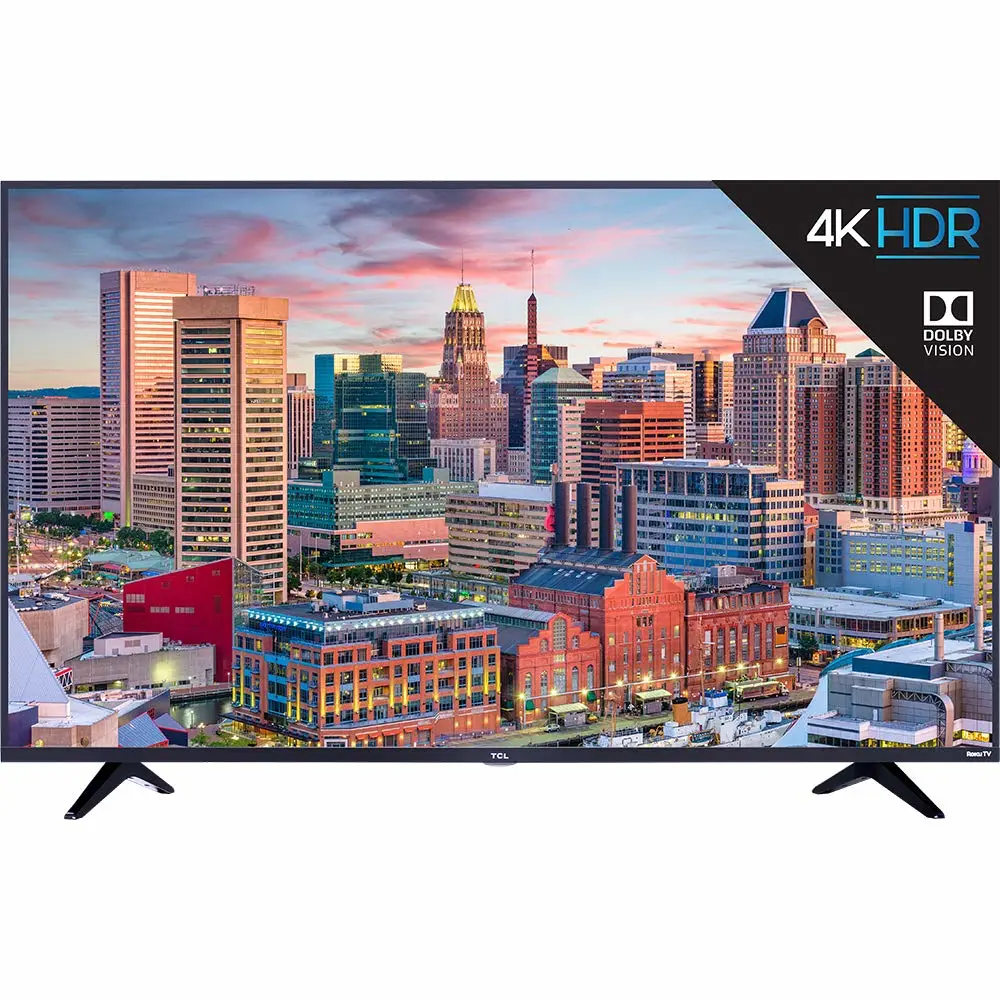 TCL 55S517 55-Inch 4K Ultra HD Roku Smart LED TV (2018 Model)