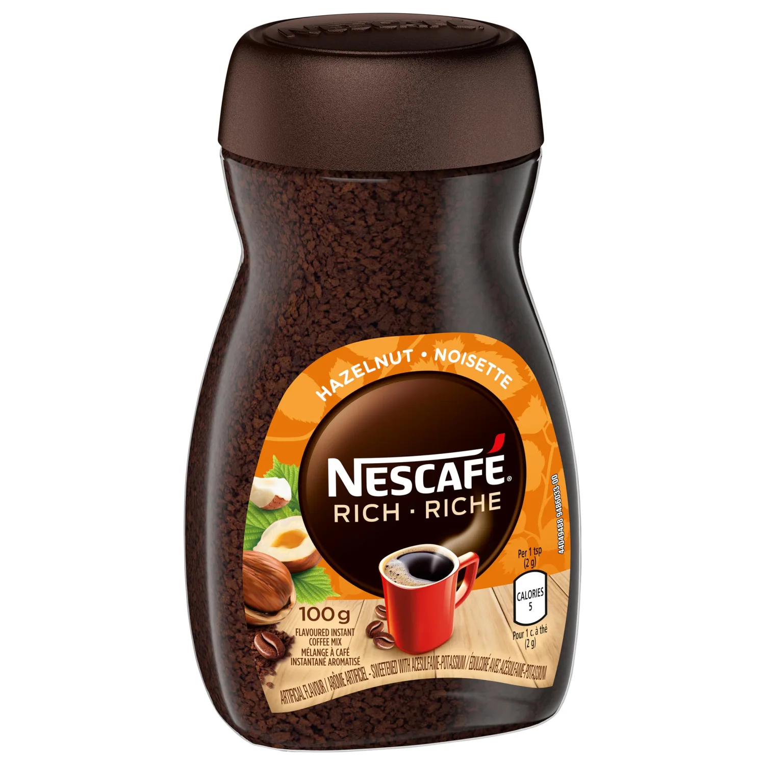 NESCAFÉ Rich Instant Coffee, 100g (Hazelnut)