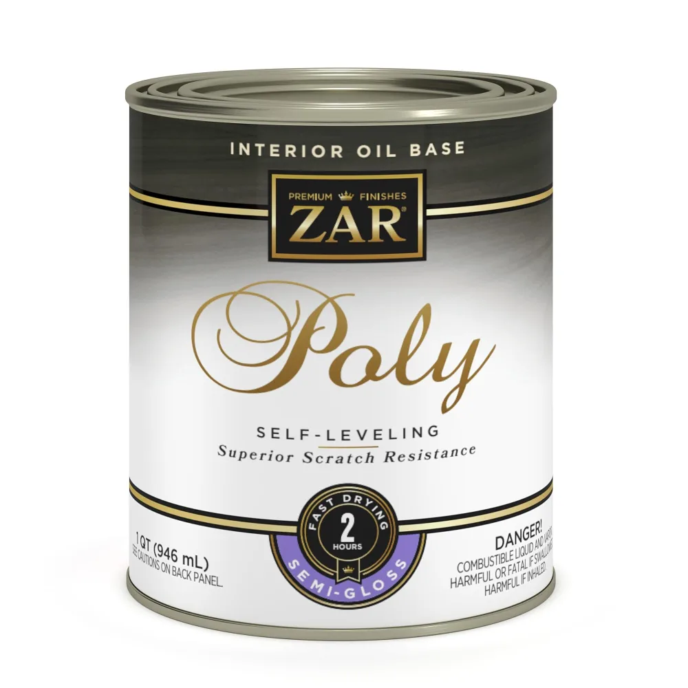 Zar 33012 Semi Gloss Interior Ultra Polyurethane - One Quart