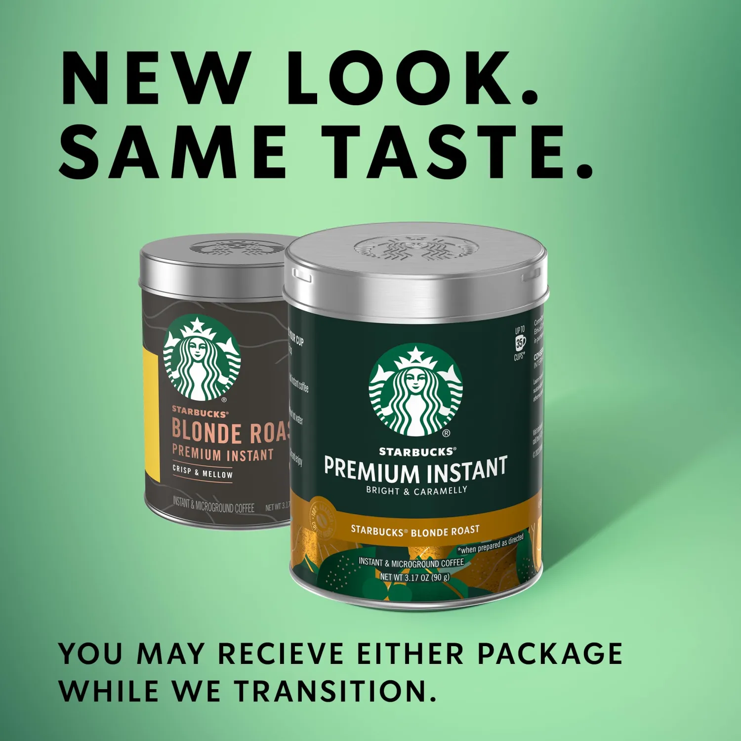 Starbucks Premium Instant Coffee, Blonde Roast, 100% Arabica Beans, 3 Pack (3.17 Oz Each)