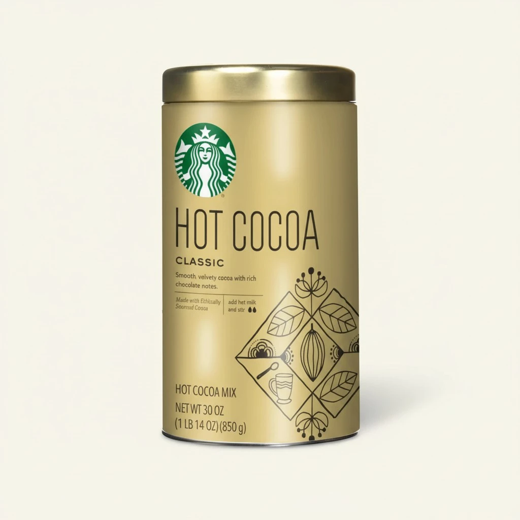 Starbucks Classic Hot Cocoa Mix, 30-Ounce Tin (Pack of 6) 8.0 fluid_ounces