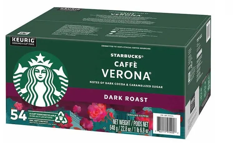 Starbucks Caffe Verona, Dark, 54-Count