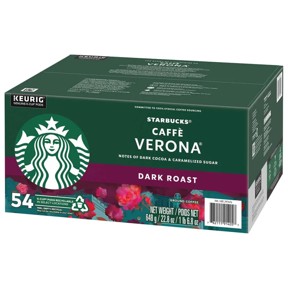 Starbucks Caffe Verona, Dark, 54-Count