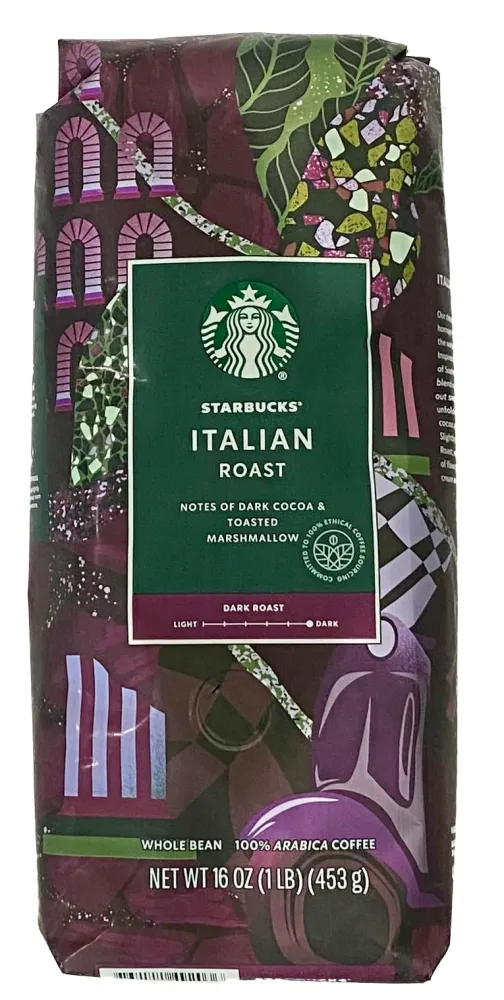 Starbucks Italian Roast, Whole Bean Coffee (1lb)