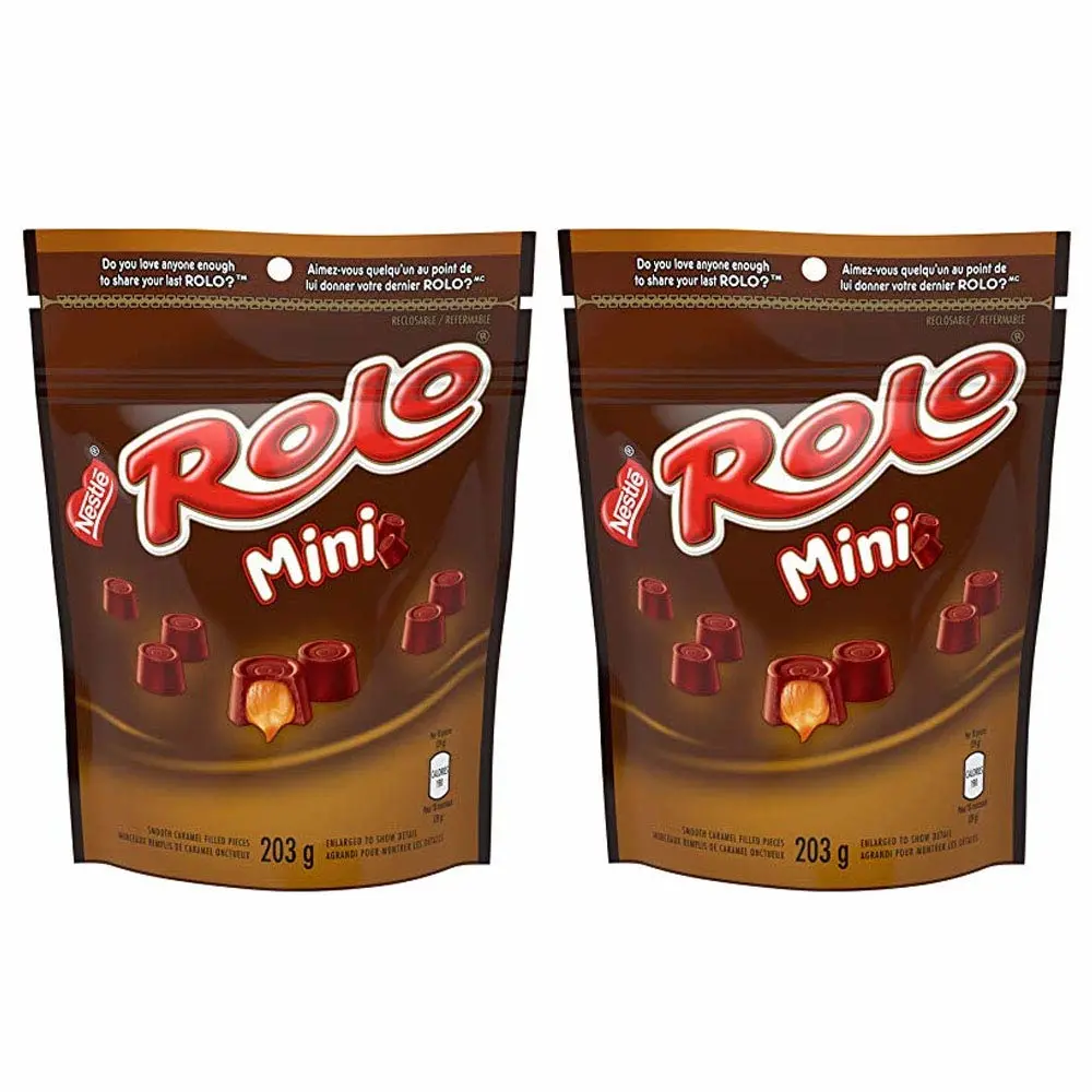 Nestle Rolo Mini Chocolate, 203g/7.2oz., 2-Pack {Imported from Canada}