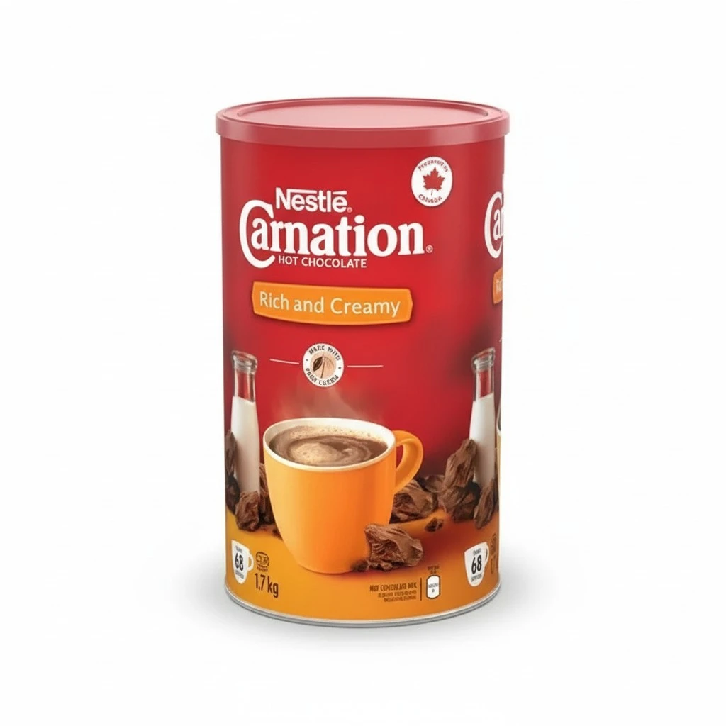 Nestle Carnation Rich and Creamy Hot Chocolate Mix, 1.7kg / 60 oz {Imported from Canada}