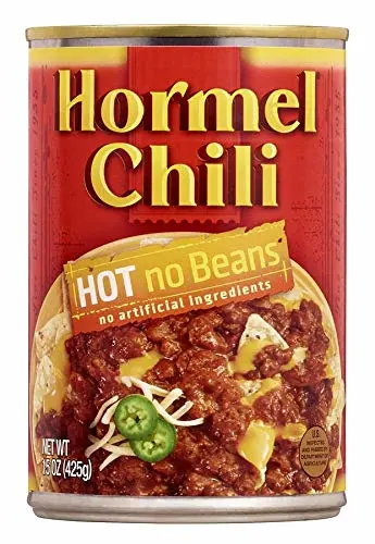 Hormel Chili, Hot No Beans, 15 oz